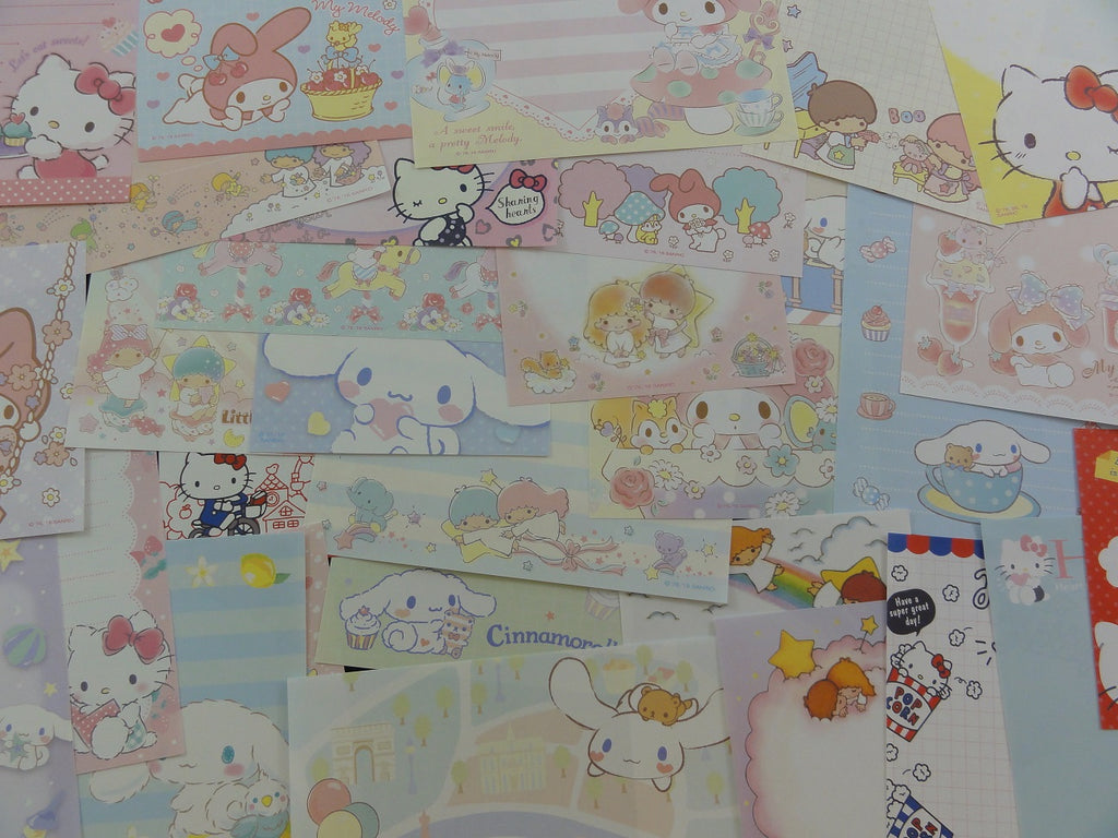 Cute Kawaii Cinnamoroll Hello Kitty My Melody Little Twin Stars Paper ...