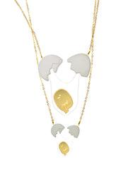 gudetama egg drop necklace