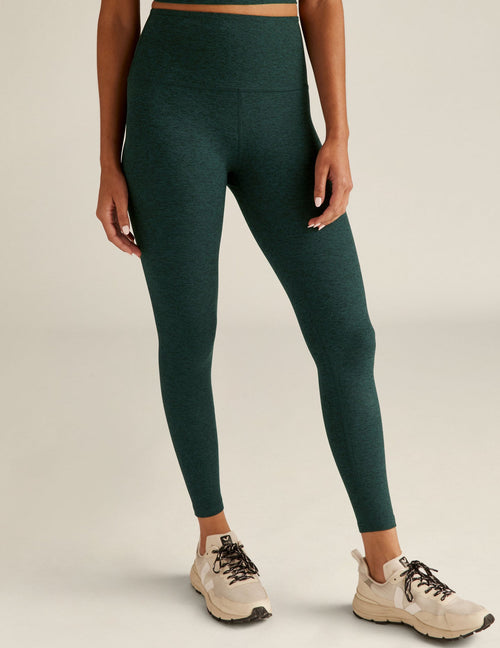 My Superficial Endeavors: Beyond Yoga Gathered Leggings in Fern Green &  Nutmeg!