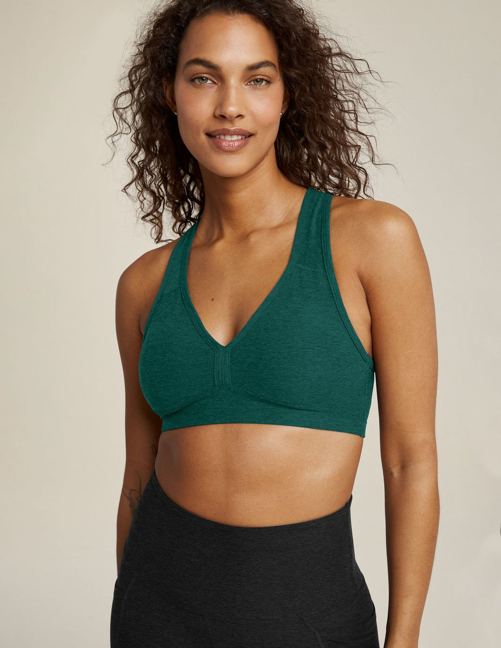 NEW Free People Move Me Sports Bra Blue Green, Size Small