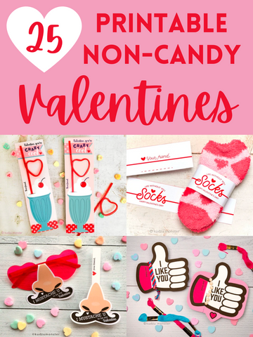 25 Printable Non-Candy Valentines