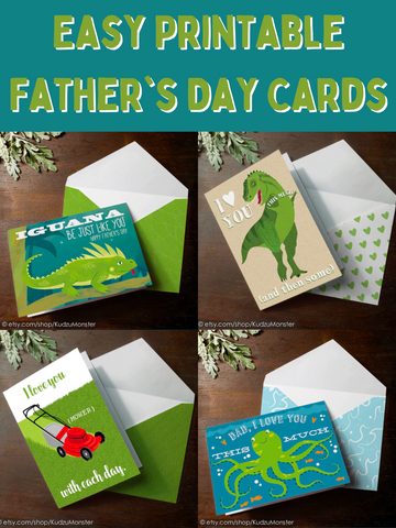 Easy Printable Father's Day Cards