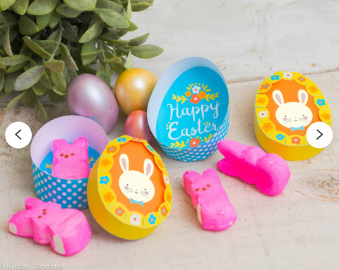 Printable easter egg treat box