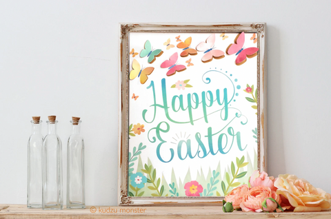 Printable easter art print