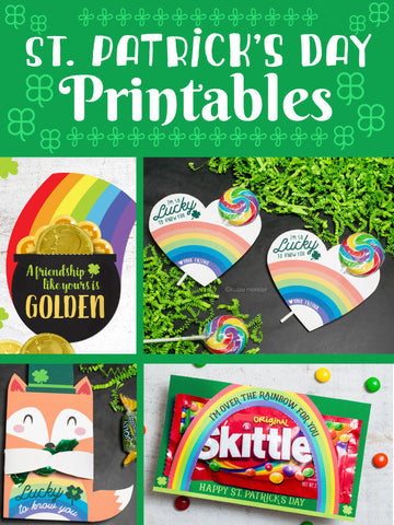 8 colorful St. Patricks Day Printables