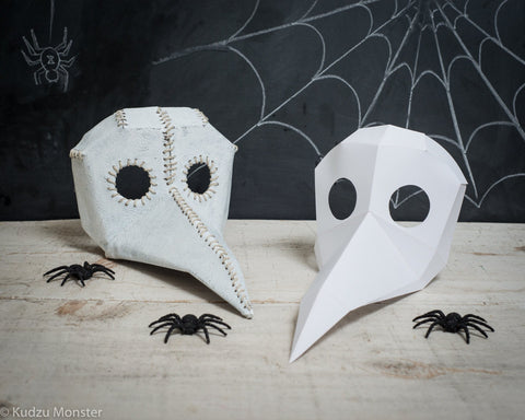 printable plague doctor halloween mask