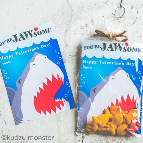 Printable jaws valentine