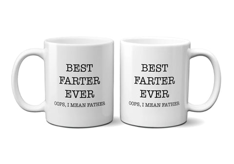 Best Farter Ever Fathers Day Gift Ideas, Funny Gifts for Dad, Dad Gift Birthday Mug