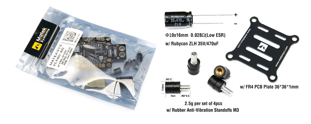 Matek Flight Controller FC F405 AIO All-in-One