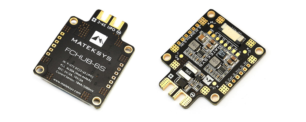 Matek FCHUB-6S with Current Sensor 184A BEC 5V & 10V PDB