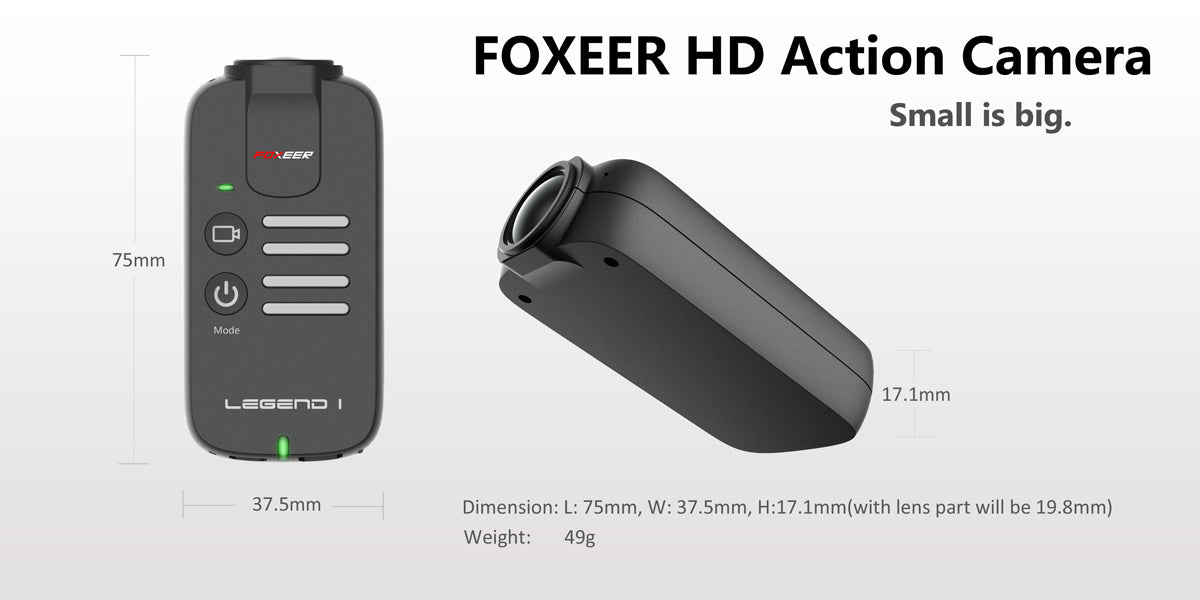 Foxeer Legend HD FPV Camera 1080P 60FPS