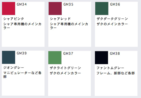Mr. Hobby Gundam Marker Pen (Zeon Color) GMS108