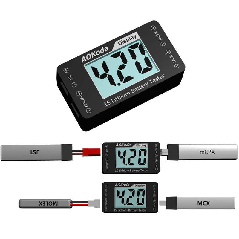 AOKoda 1S LiPo Battary Voltage Tester (AOK-041)