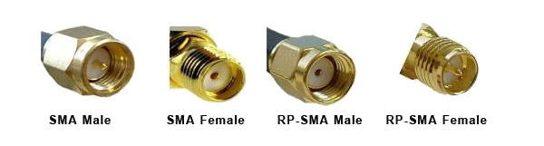 45 Degree Adapter Connector (SMA/RPSMA/Male/Female)