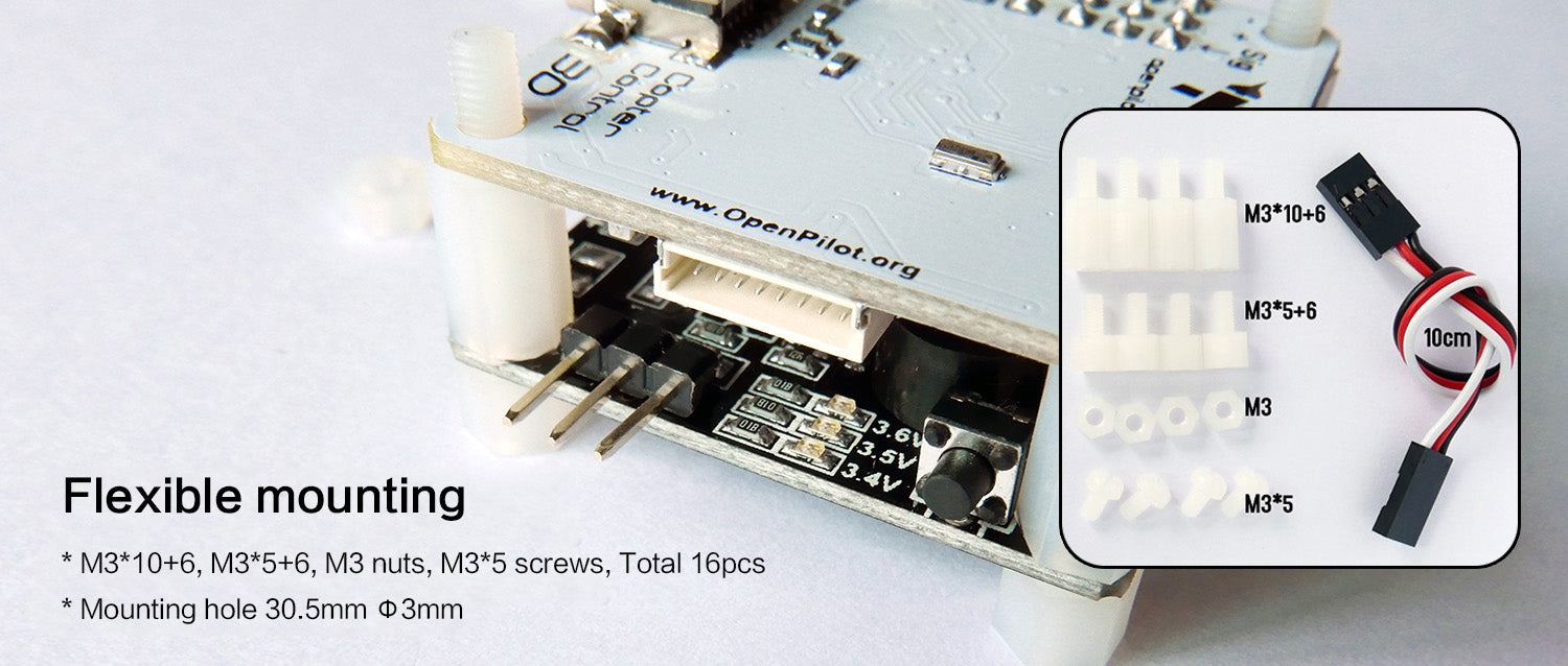 Matek 5V/3A BEC Power Distribution Board PDB (LED Lighting Control / Tracker / Low Voltage Alarm / Power Hub)