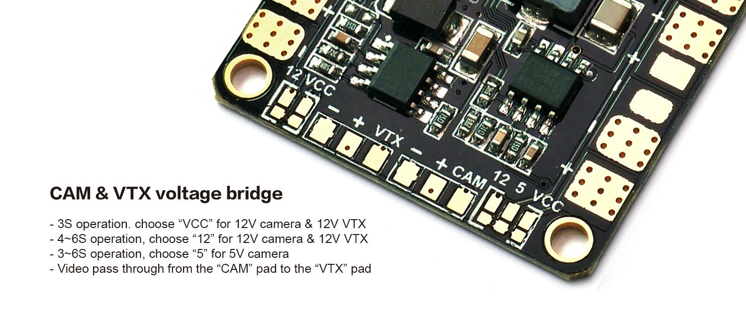 Matek Mini Power Hub w/ 5V/12A BEC Power Distribution Board PDB for FPV