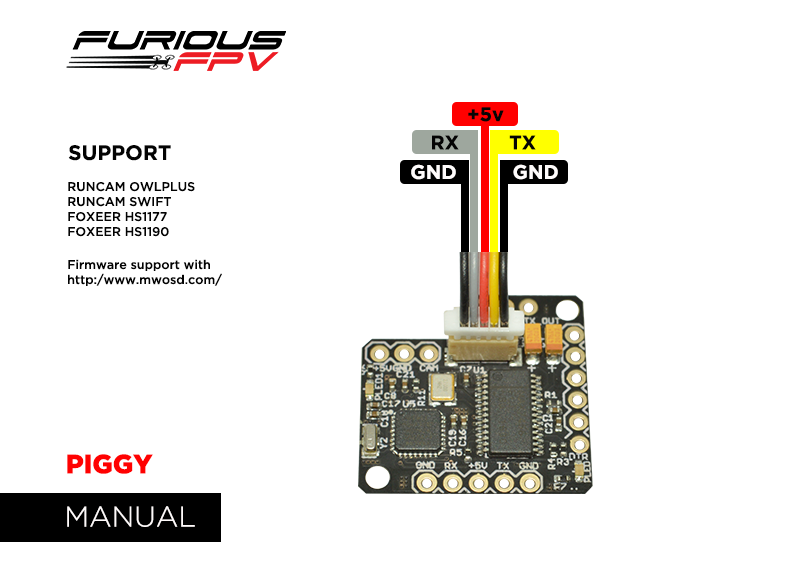 Furious FPV PIGGY OSD for Kiss FC