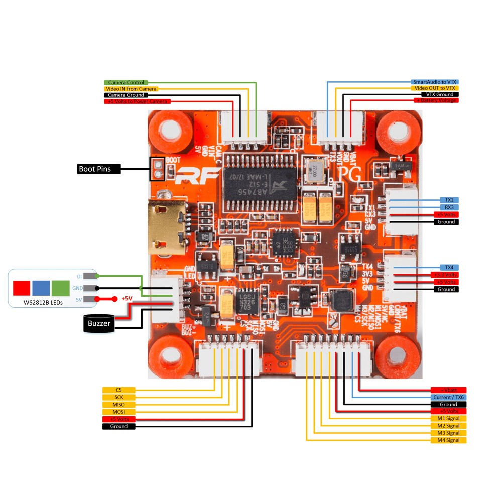 FlightOne SKITZO RevoltOSD Flight Controller