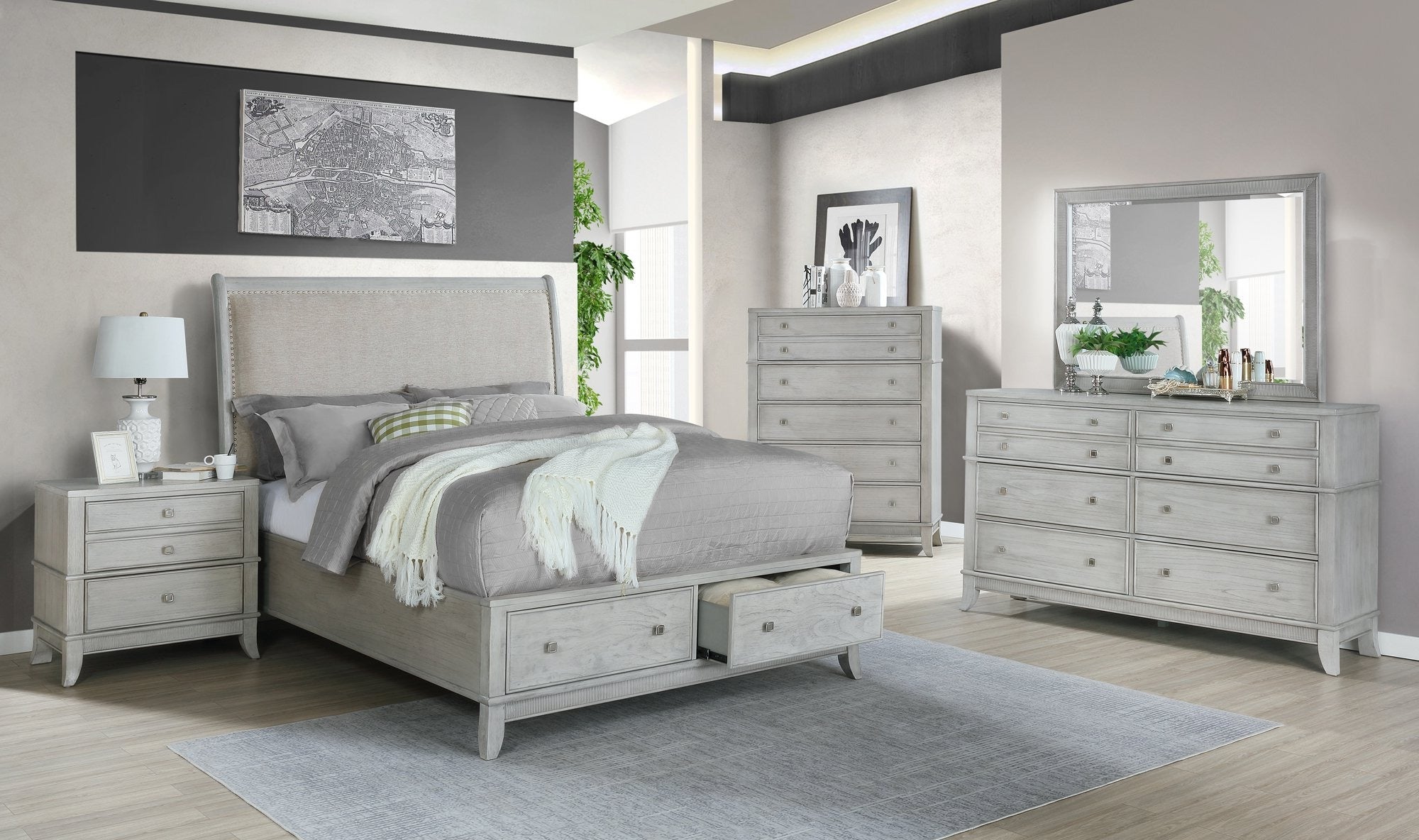 5PC QUEEN BEDROOM SET –Cardi's Furniture & Mattresses