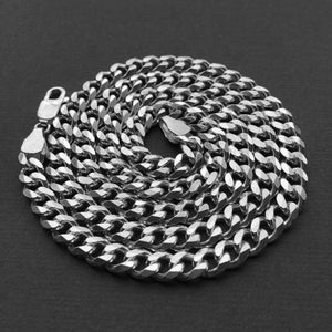 Monte Carlo Chain Men's 925 Sterling Silver Long Necklace 25.5 | JFM 25.5 (65 cm) / Silver