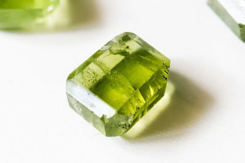 green peridot ring
