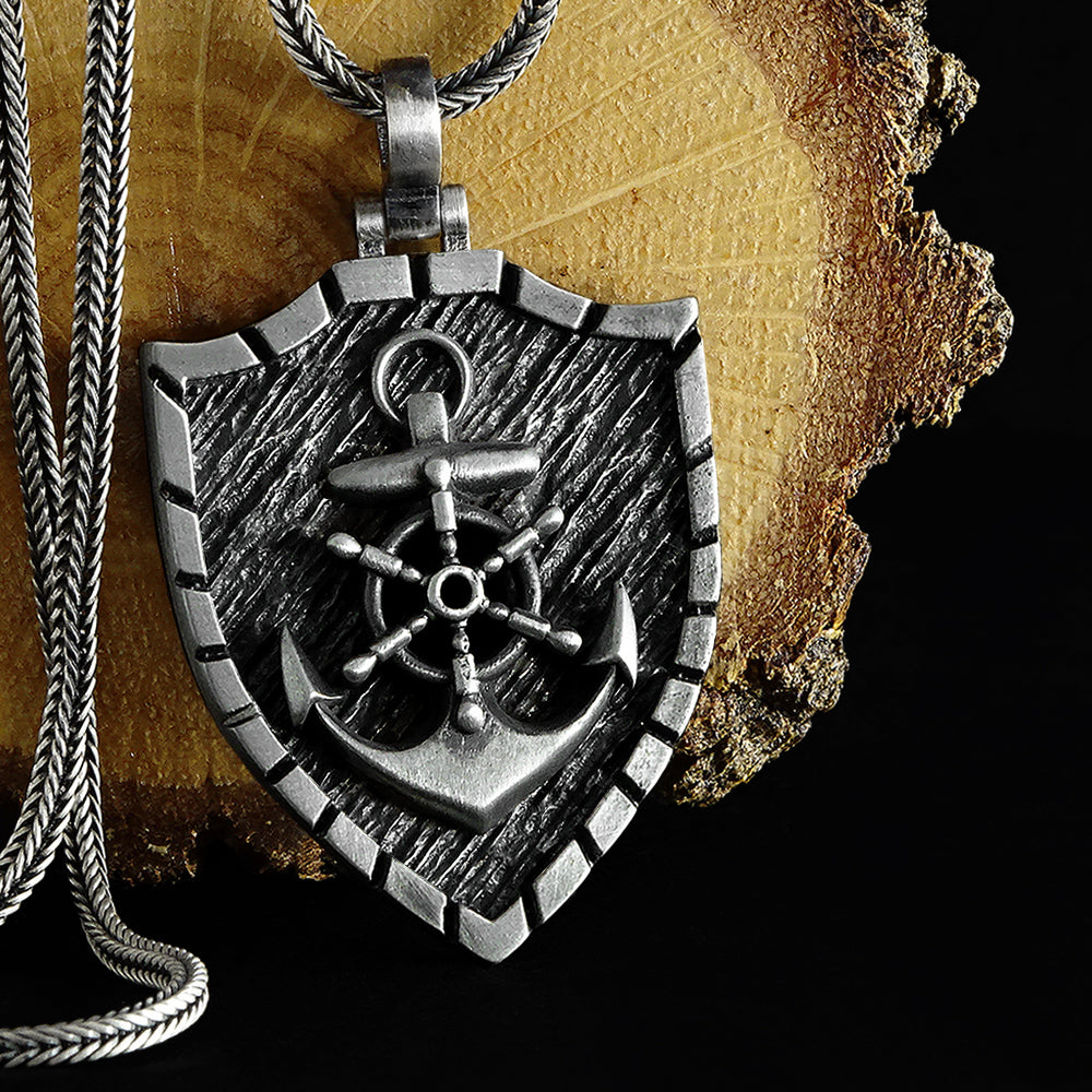 Men's Stainless Steel Anchor Pendant Necklace By Lisa Angel |  notonthehighstreet.com