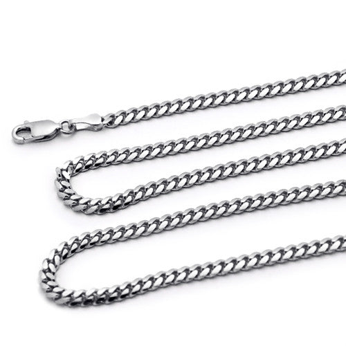 Silver Figaro Men Chain Silver Necklace for Men 5mm Thick Mens Necklace  Silver Link Chain Man Silver Chain Man by Twistedpendant 