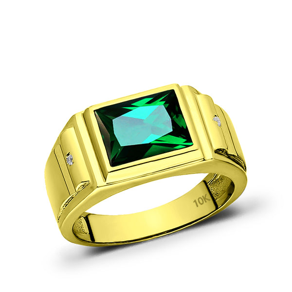 Aïda Green Ring - Diamonds 56