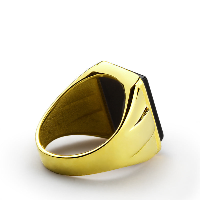 Mens Gold Ring With Black Stone Meaning Gold Onyx Meaning Powers And History Rings For Women Cheap Sale Online Store