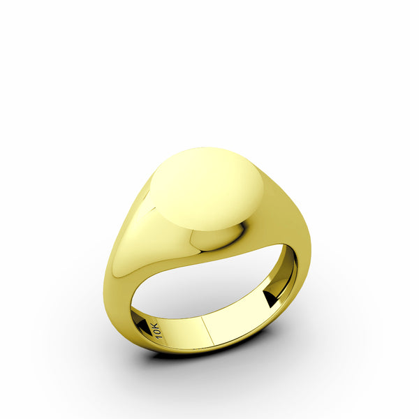 Unusual Rings Signet Rings Mens Signet Rings 9ct Yellow Gold Men's Oval  Shape Medium weight Signet Ring at Elma Jewellery Mobile Site