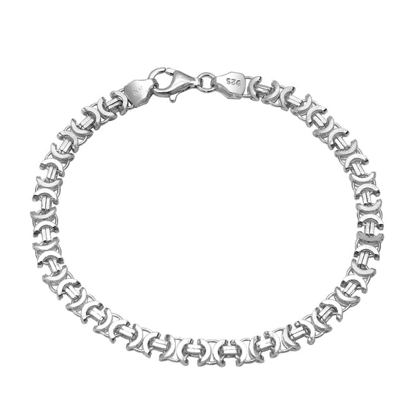 Monte Carlo Chain Men's 925 Sterling Silver Long Necklace 25.5 | JFM 25.5 (65 cm) / Silver