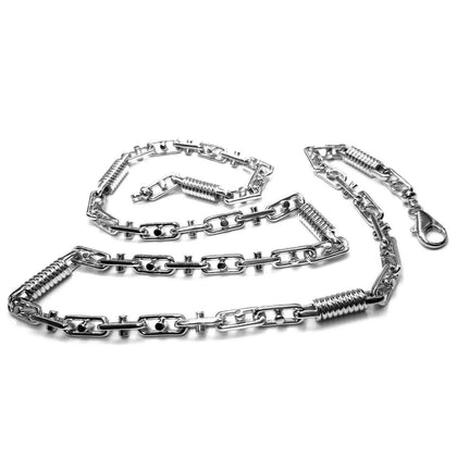 Monte Carlo Chain Men's 925 Sterling Silver Long Necklace 25.5 | JFM 25.5 (65 cm) / Silver