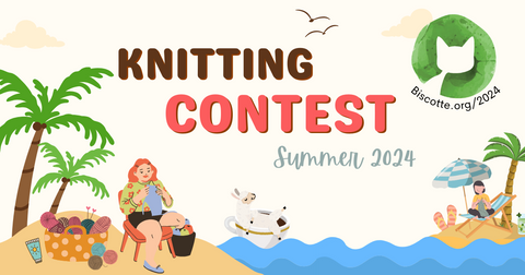 knitting contest summer 2024 Biscotte Yarns