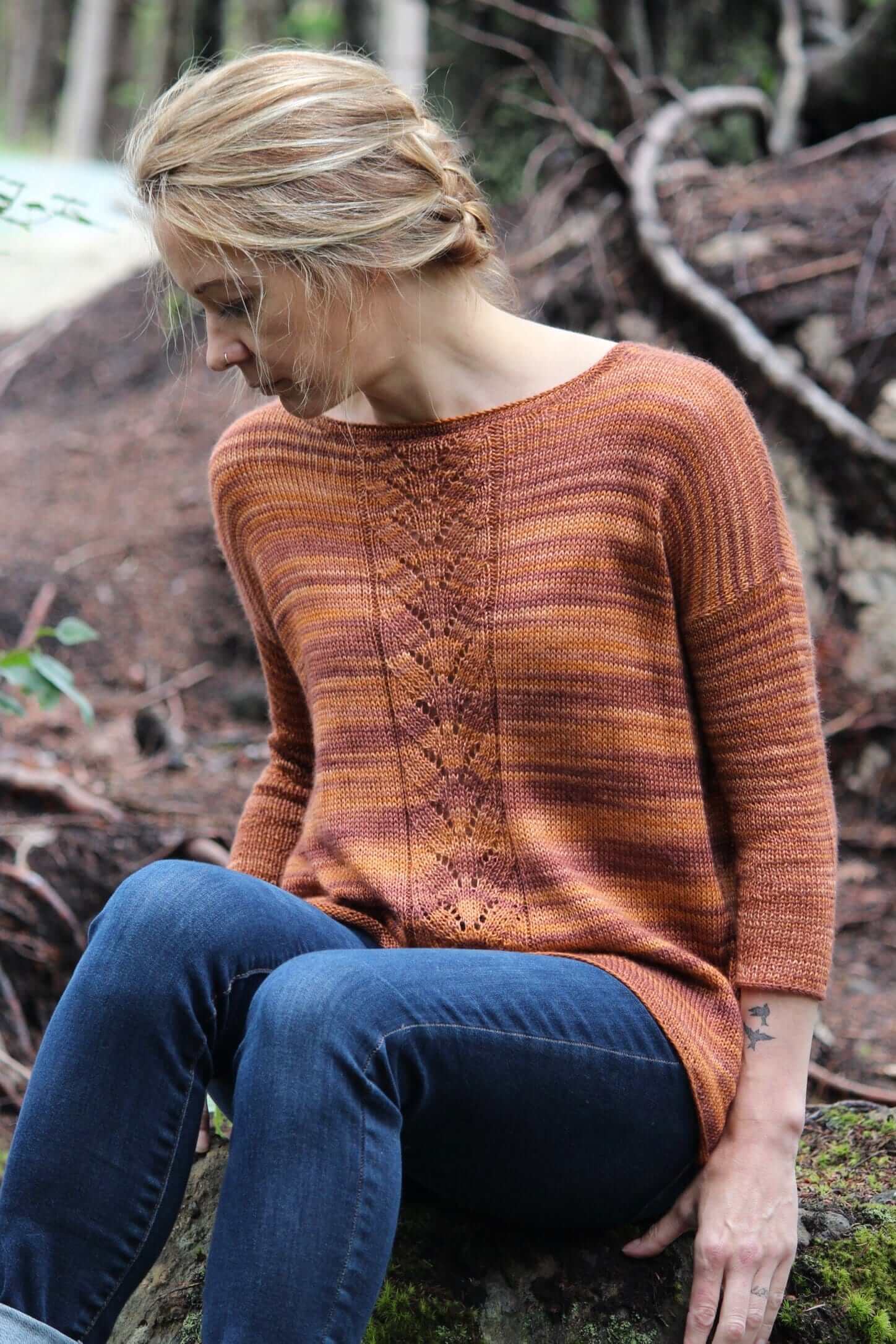 Knitting sweater pattern |  Autumn Breeze