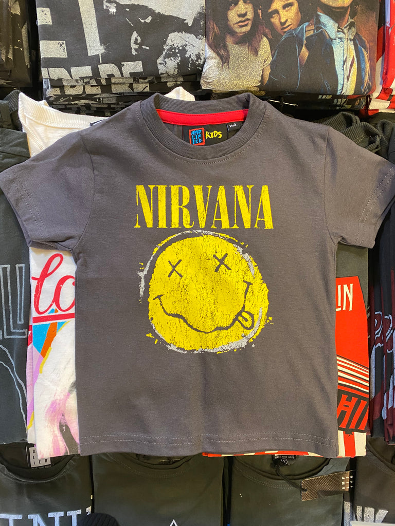 nirvana logo shirt