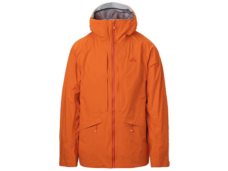 Men's Orange Nomad 3L Shell Jacket by Strafe