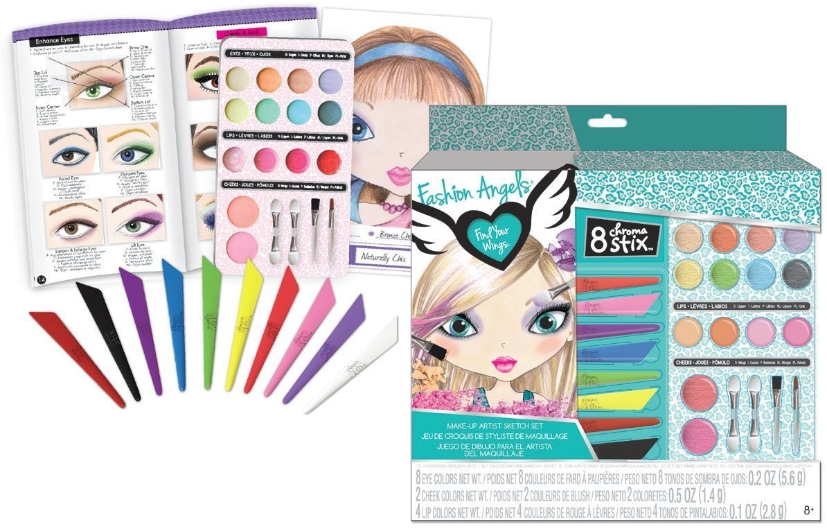 makeup artist sketch set toy