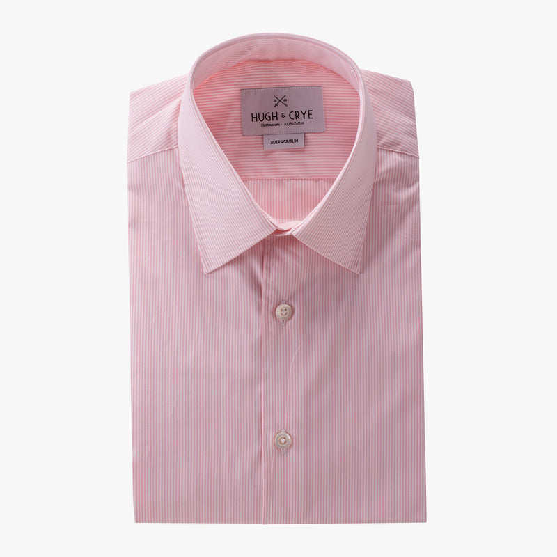 Teal Poplin Small Spread Collar Dress Shirt - Piscine – Hugh & Crye