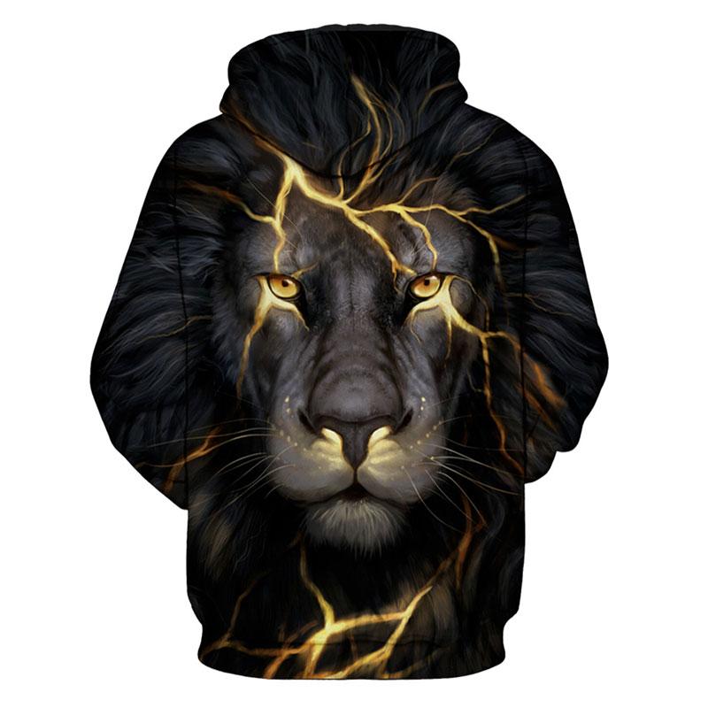 lightning lion hoodie