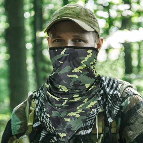 Download Military Camouflage Scarf Face Shield Bandana - Galaxy ...
