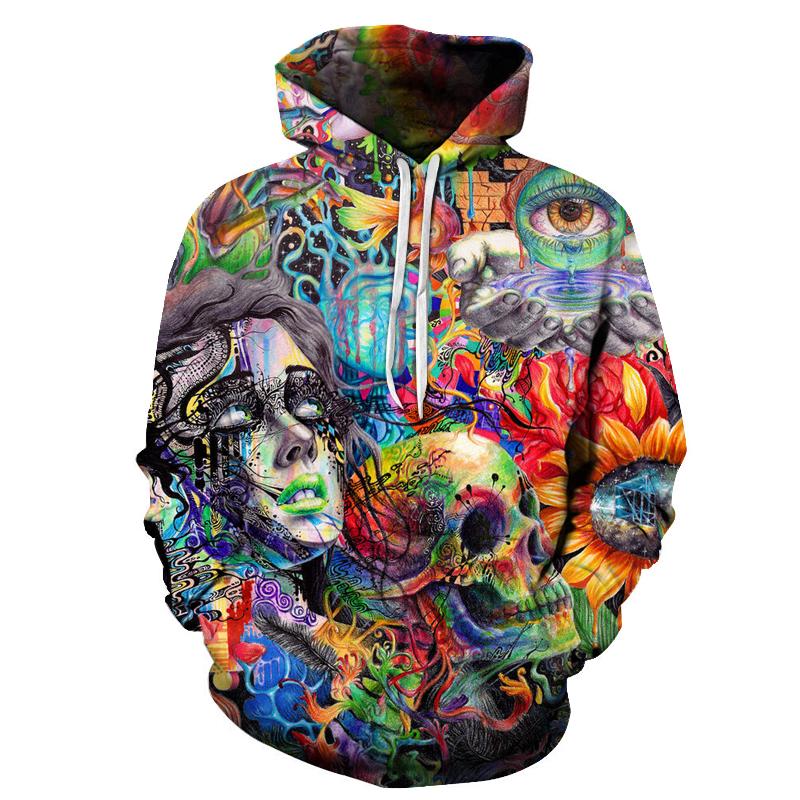 galaxy paint hoodie