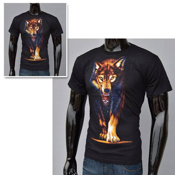 Badass Wolf T-Shirt - Limited Edition! - Galaxy Teez ...