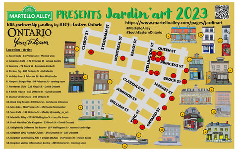 Version 2 of Jardin'art map