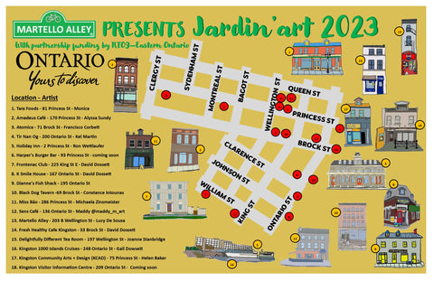 Jardin'art map