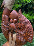 Hawaiian Fish Hook w/ Octopus on Stand