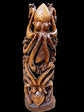 Makana Hut Octopus Standing Carving