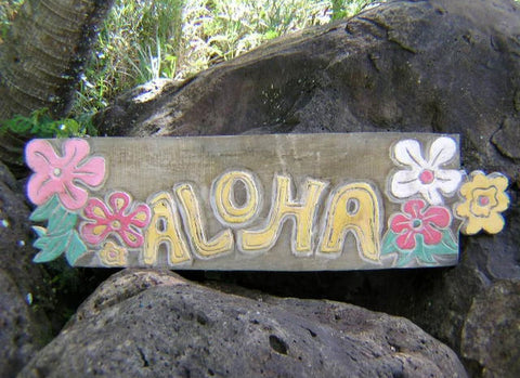 Makana Hut Aloha Sign