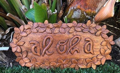 Makana Hut Aloha Sign