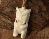 Bone Tiki Pendant - Makana Hut