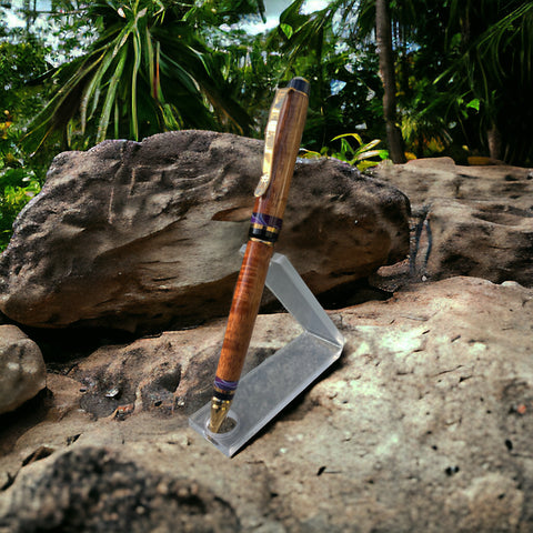 Hawaiian Curly Koa Wood Pen - Makana Hut